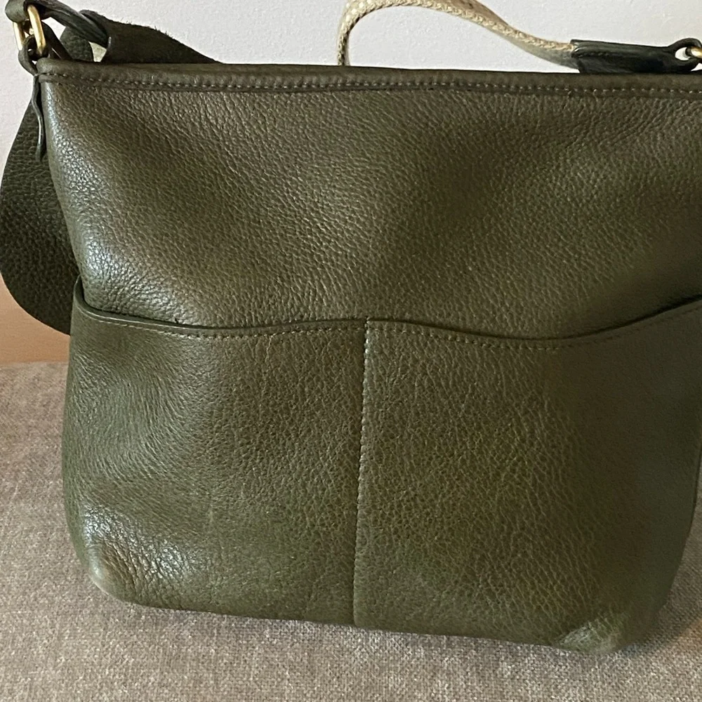 GiGi New York Olive Crossbody Bag
